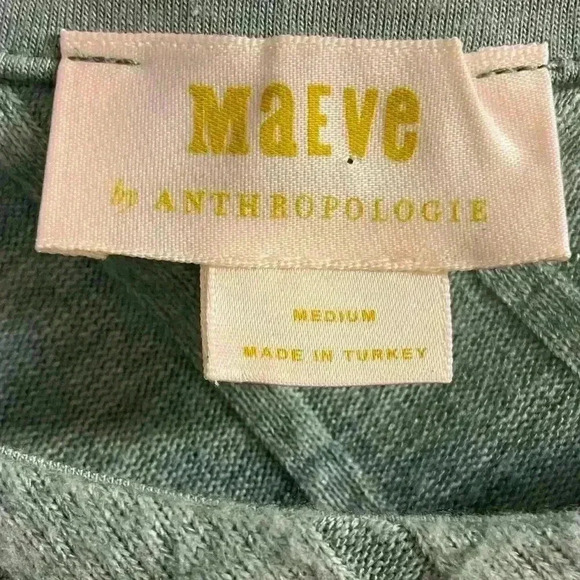 Maeve Anthropologie knit tunic top ribbed long line crewneck Medium - Picture 7 of 8